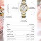CURREN Fashion Luxury Brand Women's Watches New Simple Quartz Wristwatch with Stainless Steel Bracelet Luminous Hands