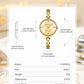 CURREN Simple Romantic Rhinestone Dial with Stainless Steel Bracelet Luxury Design  Quartz Wristwatches