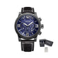 MEGIR Luxury Men's Watch Fashion Simple Casual Sports Watches for Men Leather Strap Waterproof Quartz Chronograph Clock 3010