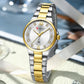CURREN Women's Luxury Brand Watches Simple Quartz Auto Date Wristwatch Female Waterproof Clock Luminous Hands 9107