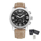 MEGIR Luxury Men's Watch Fashion Simple Casual Sports Watches for Men Leather Strap Waterproof Quartz Chronograph Clock 3010