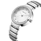 MEGIR Stainless Steel Strap Watches for Women Fashion Casual Quartz Wristwatch Diamond Dial Ladies Dress Clock Reloj Hombre 7010