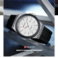 CURREN Fashion Minimalist Men's Watch with Date Display Casual Silicone Strap Quartz Wristwatches Luminous