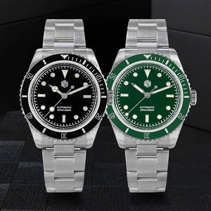 San Martin 38mm Upgrade Classic 6200 Diving Watch Automatic Mechanical Men Luxury Wristwatch Sapphire Waterproof 200m  SN0004