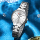 CURREN Simple Elegance Women's Watches NEW Thin  Quartz Stainless Steel Band Wristwatch Waterproof Clock Gift for Ladies