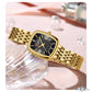 CURREN Fashion Dress Watches for Ladies Simple Quartz Stainless Steel Bracelet Wristwatch