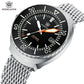 Steeldive SD1980 One-Piece Case 45MM Mens Diver Watch Automatic Mechanical BGW9 Luminous 1000M Waterproof Left Crown Watch