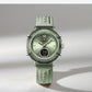 NAVIFORCE Original Watches For Woman Dual Display Lady Retro Female Quartz Watch Waterproof Round Dial Give for Girlfriend gift