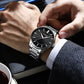 CURREN Casual Quartz Watches Men Luxury Brand Stainless Steel Band Simple Business Quartz Wristwatches