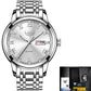 LIGE Fashion Waterproof Watch Women Creative Women's Bracelet Watches Top Brand Luxury Sport Quartz Chronograph Relógio Feminino