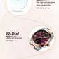 CURREN Fashionable Quartz Watches for Women Roman Numerals Simple Elegant Stainless Steel Braclete Ladies Wristwatch
