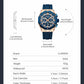 CURREN Luxury Brand High Quality Chronograph Luminous Watches for Men Silicone Strap Casual Sports Waterproof Quartz Wristwatch