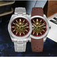 San Martin 39mm SN0144 JianZhan Dial Gada Watch Miyota 90S5 Original Design Luxury Dress Men Automatic Mechanical Wristwatch