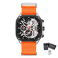 MEGIR Men's Watch Chronograph Orange Canvas Strap Sport Wristwatch Luminous Auto Date Quartz Watches Clock Montre Homme 2217