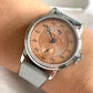 Sapphire Crystal NEW Pierre Paulin Jumping Hour Men Watch Salmon Dial Automatic St17 Mechanical Watch Vintage Date Window