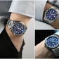 San Martin 39mm Aventurine Gemstone Dial Luxury Men's Watch NH34 GMT Automatic Mechanical Sapphire Waterproof Luminous SN0129