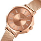 MEGIR Fashion Simple Style Women Watches Stainless Steel Strap Quartz Female Wristwatches Gift Waterproof Ladies Diamond Watch