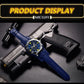 MEGIR Large Dial Watches for Men Luxury Brand Sports Chronograph Clock Waterproof Luminous Hands Quartz Wristwatch Reloj Hombre