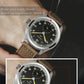 Field Watch Classic Retro Arrow Pilot Watch Male Mens Mechanical Satch Manual Hand Wind Luminous Stain Steel Merkur 38mm Case