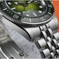 San Martin 40mm Men's Luxury Diver Watch Miyota 9015 Enamel Sunburst Dial Automatic Mechanical Wristwatch Waterproof 200m SN0148