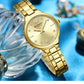 CURREN Luxury Brand Watches for Women Simple Dress Quartz Stainless Steel Wristwatch with Luminous Hands Ladies Clock