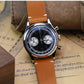 ADDIESDIVE 38MM Multifunctional Chronograph 60min Quartz Watch For Men Black Dial 100m Dive Business Watches AD2037 Reloj Hombre