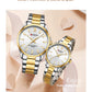 CURREN Fashion Brand Couple Watches for Lovers Simple Classic Quartz Stainless Steel Bracelet Wristwatches with Luminous Hands