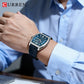 CURREN Elegant Men's Watch with Day-Date Display Formal Classic Quartz Wristwatch with Luminous Hands Casual Wear Gift for Him