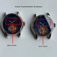 Merkur 100% Tourbillon Watch Men's Natural Stone Dial Malachite Sapphire Watch For Men Mechanical Wristwatches Relogio Masculino