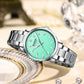 CURREN Fashion Brand Watches for Women Simple Casual Stainless Steel Bracelet Quartz Pointers Wristwatches Luminous Hands Clock