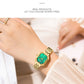CURREN Elegance Dress Women's Watch with Rectangle Dial Silvery Stainless Steel Bracelet Vintage Minimalist Quartz Wristwatch