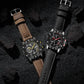 MEGIR Men Watches Luxury Brand Quartz Wristwatch Waterproof Leather Strap Military Sports Clock Chronograph Reloj Hombre 2130
