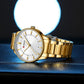 CURREN Casual Quartz Watches Men Luxury Brand Stainless Steel Band Simple Business Quartz Wristwatches