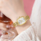 CURREN Fashion Dress Watches for Ladies Simple Quartz Stainless Steel Bracelet Wristwatch