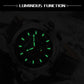 MEGIR Watches for Men Fashion Military Sport Watch Waterproof Date Quartz Casual Wristwatch with Chronograph Leather Strap 2128