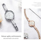 MEGIR Watch for Women Luxury Diamond Ladies Quartz Wristwatches Steel Women Bracelet Watches Female Dress Clock Relogio Feminino