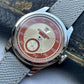 Spot goods NEW Pierre Paulin Jumping Hour Men Watch Green Dial Automatic St17 Mechanical Watch Vintage Date Window 38mm