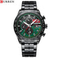 CURREN New Stylish Men's Watches Big Face 48mm Chronograph Dial Sport Quartz Wristwatches Luminous Hands Auto Date