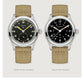 Field Watch Classic Retro Arrow Pilot Watch Male Mens Mechanical Satch Manual Hand Wind Luminous Stain Steel Merkur 38mm Case