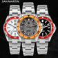 San Martin 2025 New Enamel Dial Full Luminous 39mm Dive Watch Luxury Men Watch NH35 Automatic Mechanical Waterproof 200m SN0129