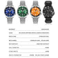 CADISEN New Luminous Men Mechanical Wristwatches Ceramic Bezel Sapphire Glass NYLON Band Automatic Watch Men Relogio Masculino