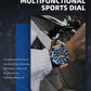 MEGIR Men Watches Fashion Luxury Big Dial Sports Waterproof Quartz Wristwatch Chronograph Male Casual Luminous Clock 2136