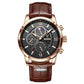 LIGE New Men Watch Top Brand Luxury Waterproof Luminous Sport Wristwatch Quartz Military Leather Watch For Men Relogio Masculino