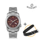 Boderry Voyager Field Watch Titanium Automatic Dive Wristwatch 100M Waterproof Titanium Bracelet For Seiko Movement Watch Men