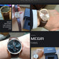 MEGIR Fashion Men Watches Chronograph Leather Strap Sport Military Watch Waterproof Quartz Wristwatch Clock Reloj Hombre 2011