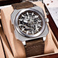 2024 PAGANI DESIGN New 42MM Skeleton Men's Mechanical Watch Luxury Sapphire Glass Automatic Watch 5ATM Waterproof Watch for Men