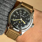 Field Watch Classic Retro Arrow Pilot Watch Male Mens Mechanical Satch Manual Hand Wind Luminous Stain Steel Merkur 38mm Case