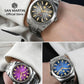 San Martin 2025 Guilloche Dial Snake Year Limited 39mm Miyota 90S5 Clear Caseback Men Automatic Mechanical Watch Luminous SN0144