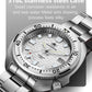 ADDIESDIVE Business Automatic Mechanical Man Watch Silver Premium Luxury 200M Dive Waterproof NH35A Stainless Steel Mens Watches