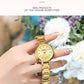 CURREN Sleek Simplicity Quartz Dial Watch for Women Slim Luxury Dial with Luminous Hands Wristwatch Ladies
